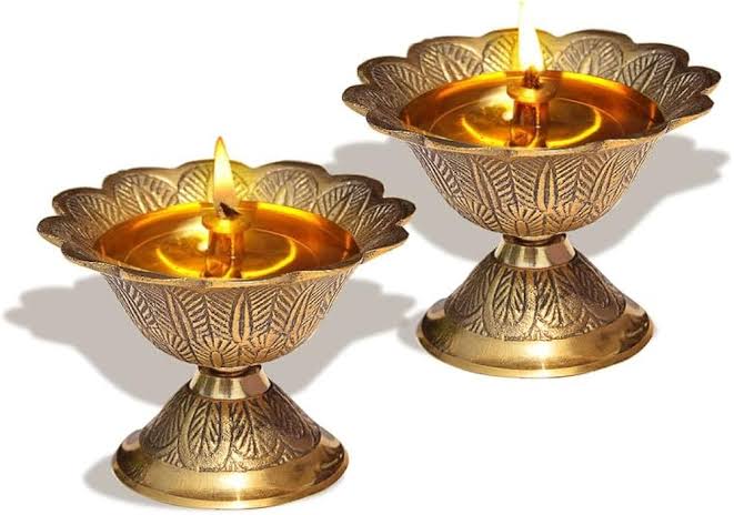 Brass akhand diya