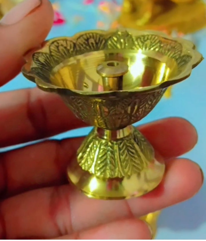 Brass akhand diya